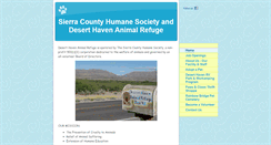 Desktop Screenshot of deserthavenanimalrefuge.com